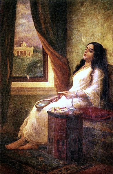 Raja Ravi Varma In Contemplation